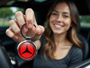 Mercedes Personalisiert Schlüsselanhänger Logo Premium Max